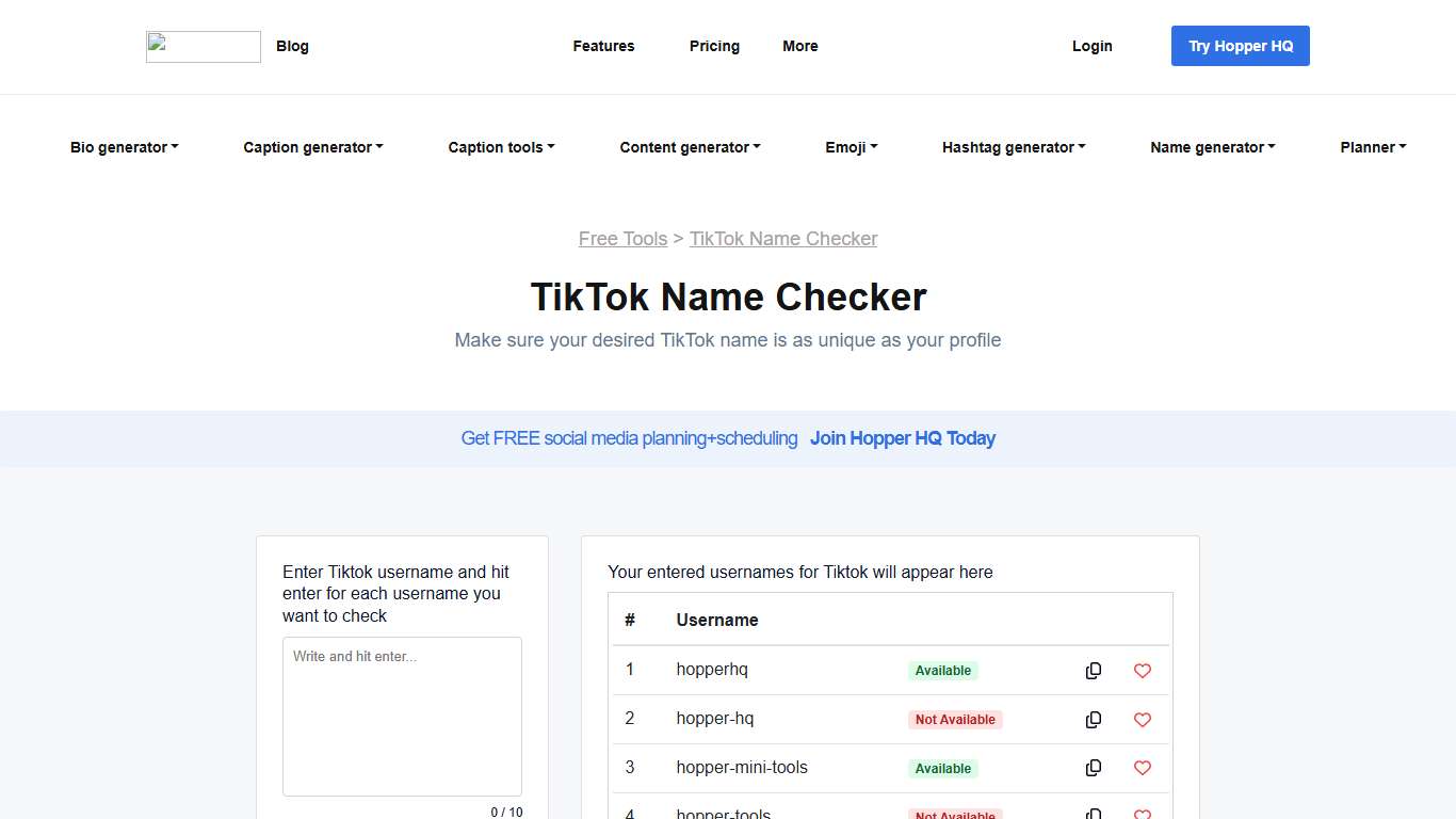 TikTok Name Checker (No Login Required)