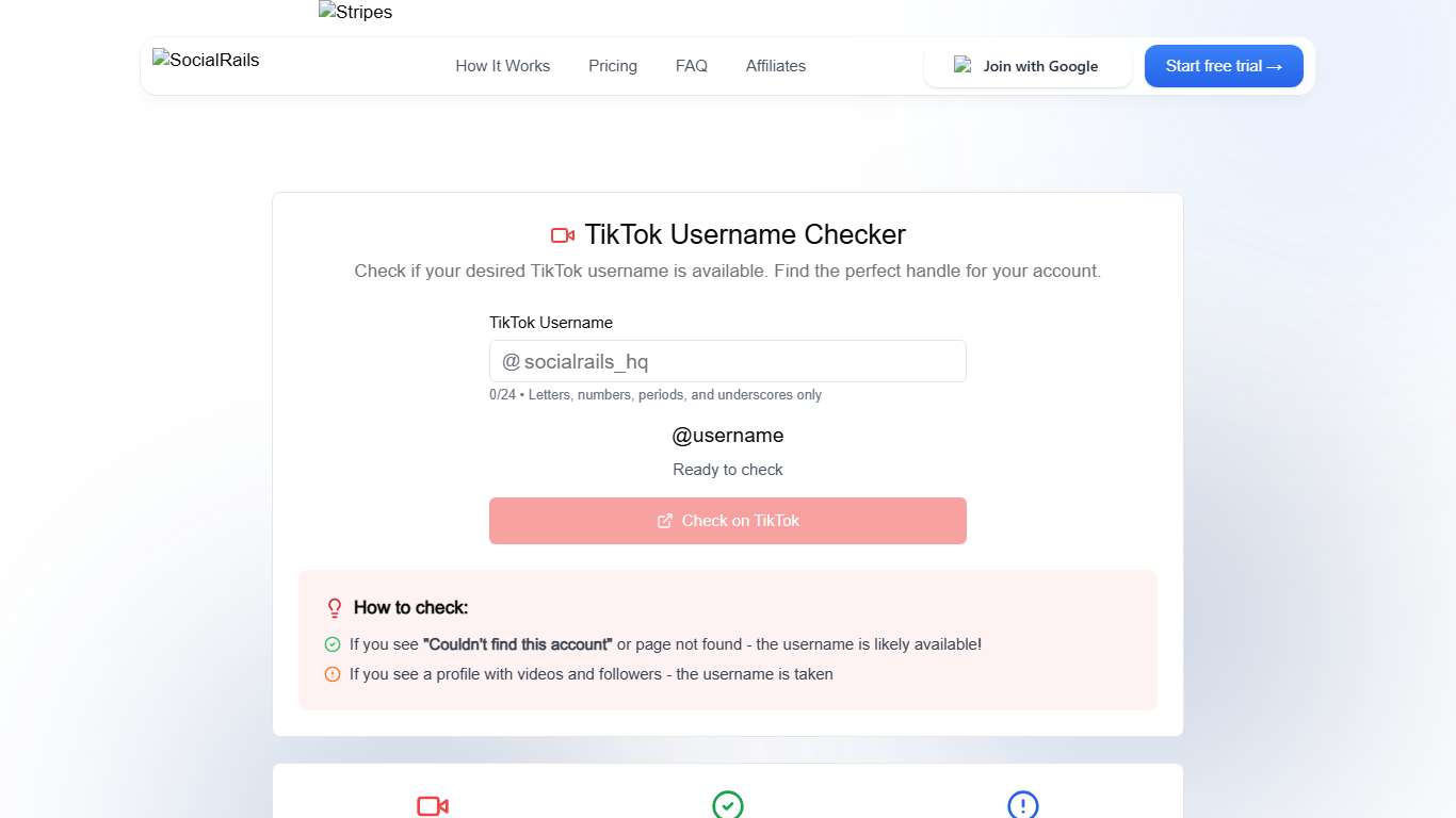 TikTok Username Checker: Check 1000+ TikTok Handle Availability Instantly