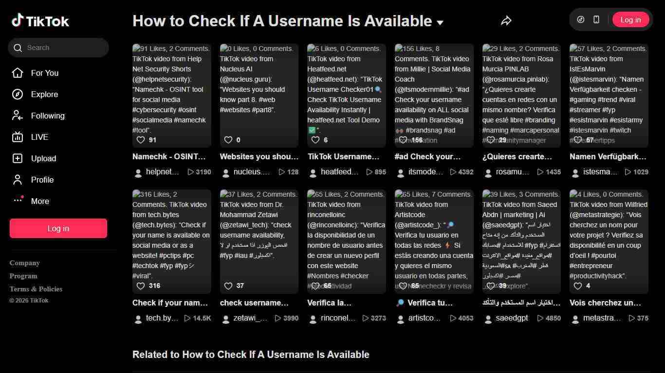 How to Check If A Username Is Available | TikTok